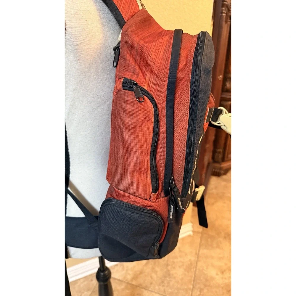 Vintage Y2K Dakine Skateboard Backpack Red Black Technical Skate Gorpcore